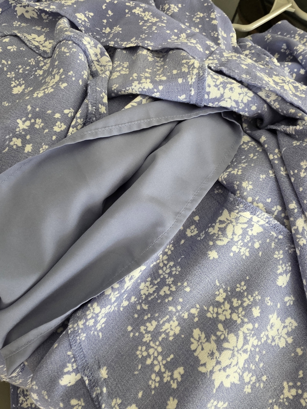 Uniqlo Periwinkle Blue Floral Maxi Skirt - Picture 3 of 8